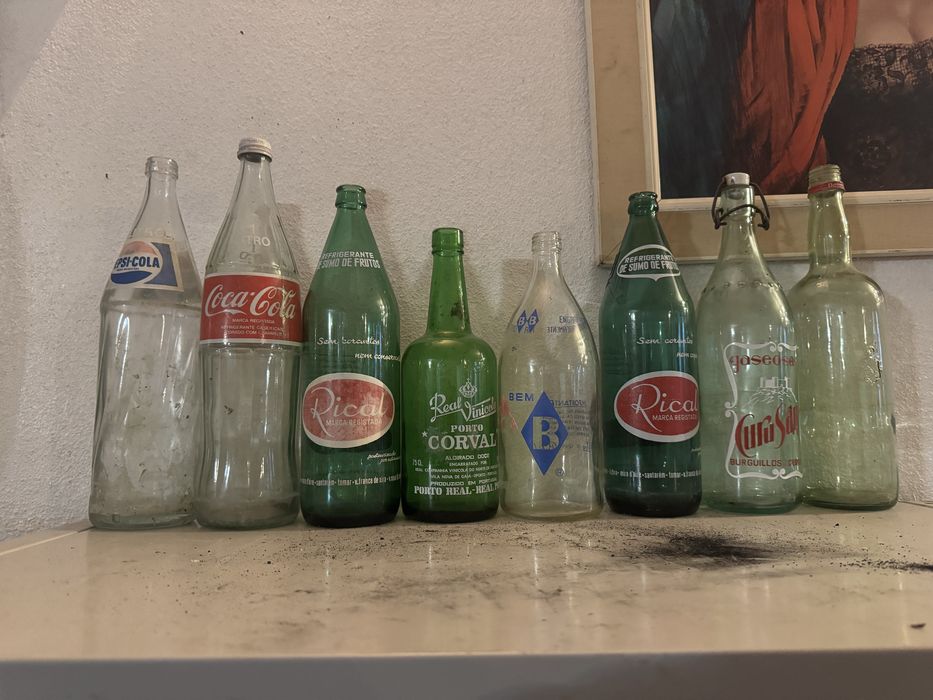 Garrafas antigas para colecionadores