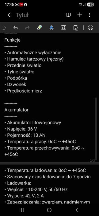 Hulajnoga elektryczna Rebel Fast Wheels