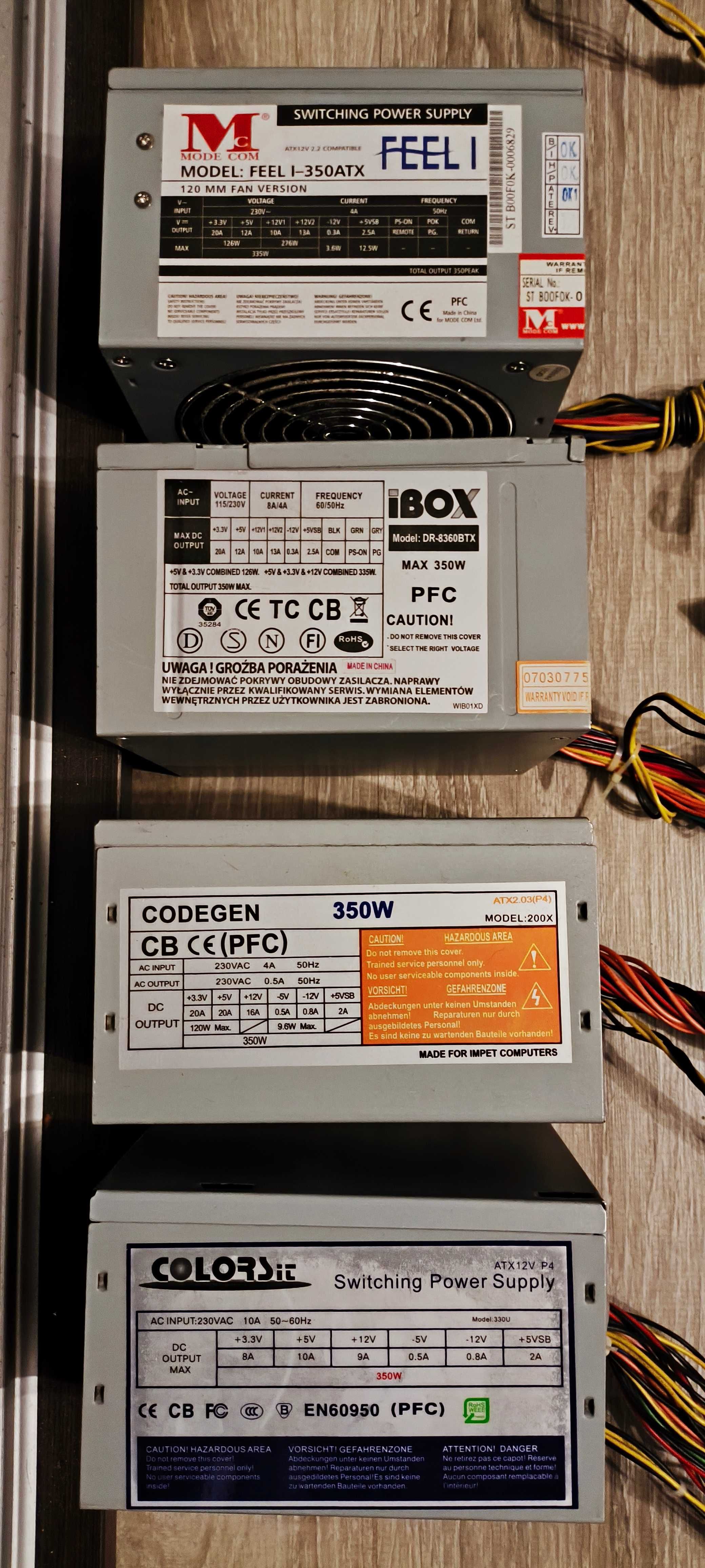 Zasilacz ATX Feel I 350W Sprawny
