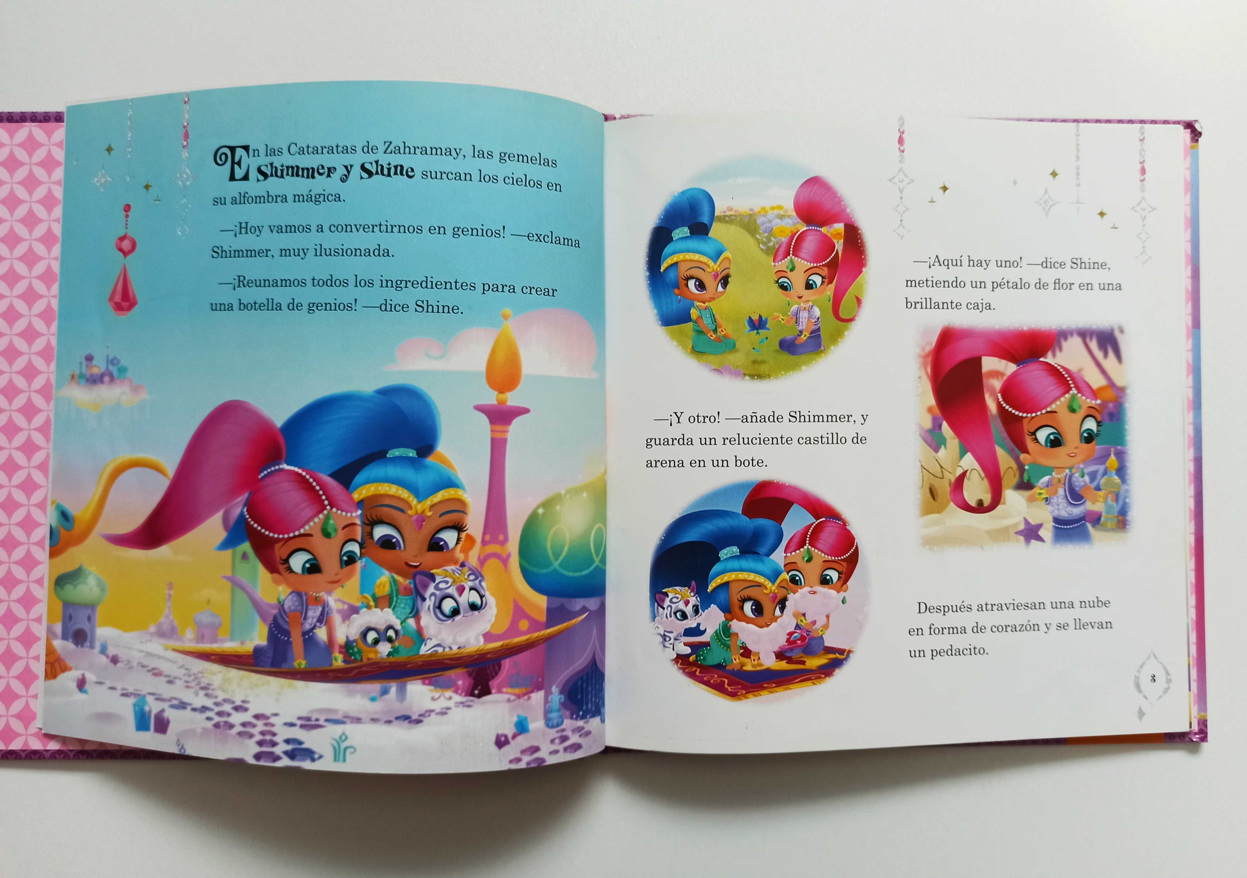 Pide un deseo - Shimmer & Shine - książeczka po hiszpańsku