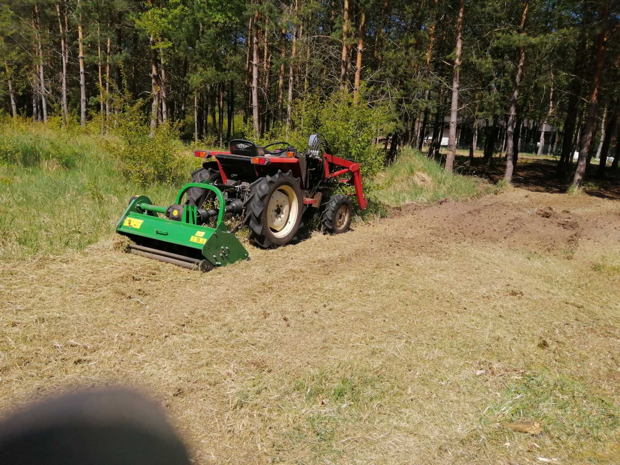 Mini ładowarka, glebogryzarka separacyjna, mulczer