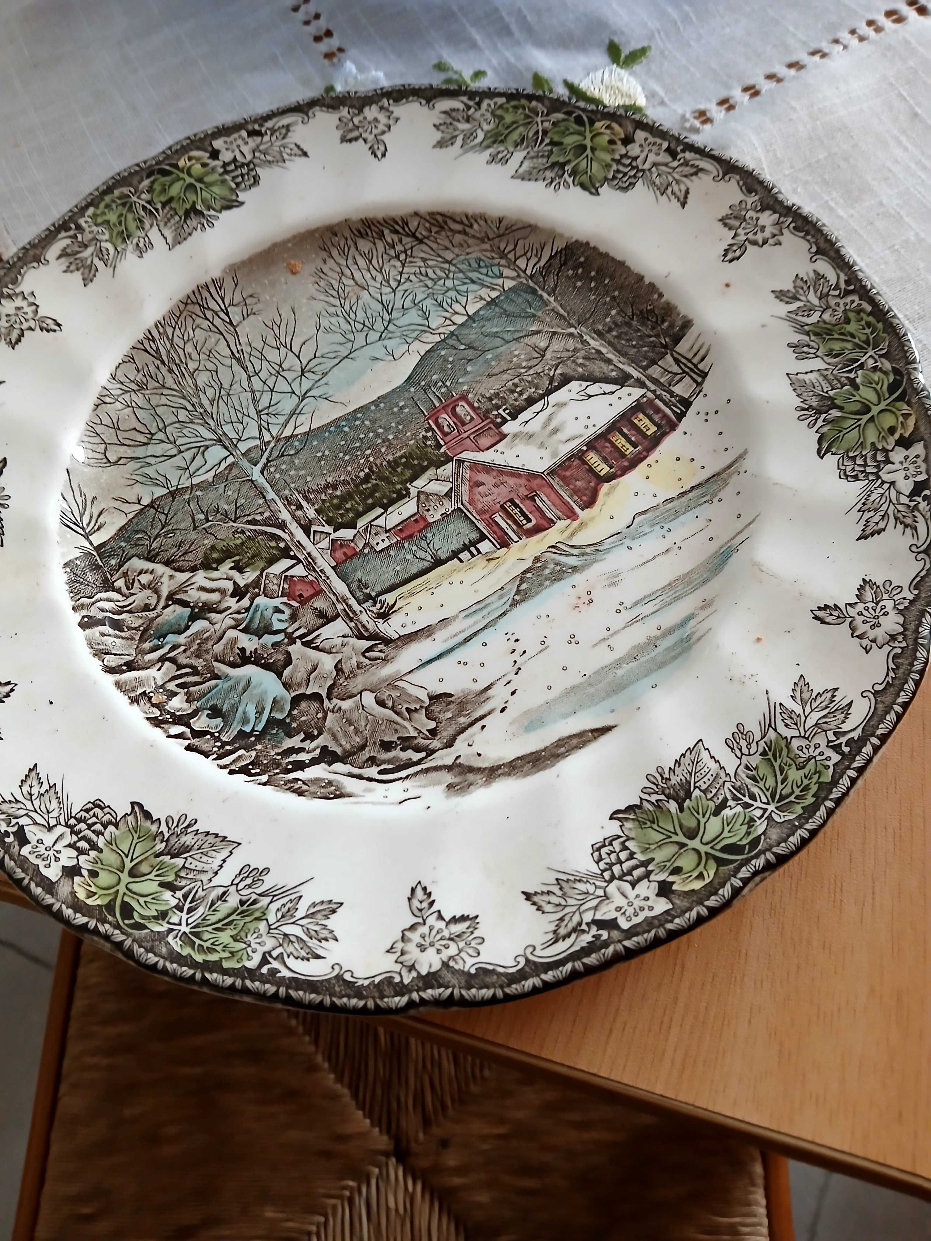 Pratos em porcelana