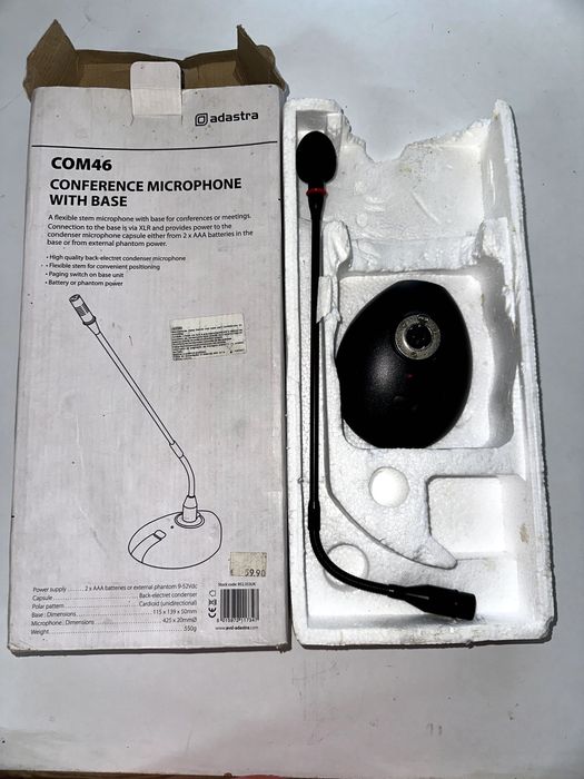 Microfone de condensador Adastra COM46