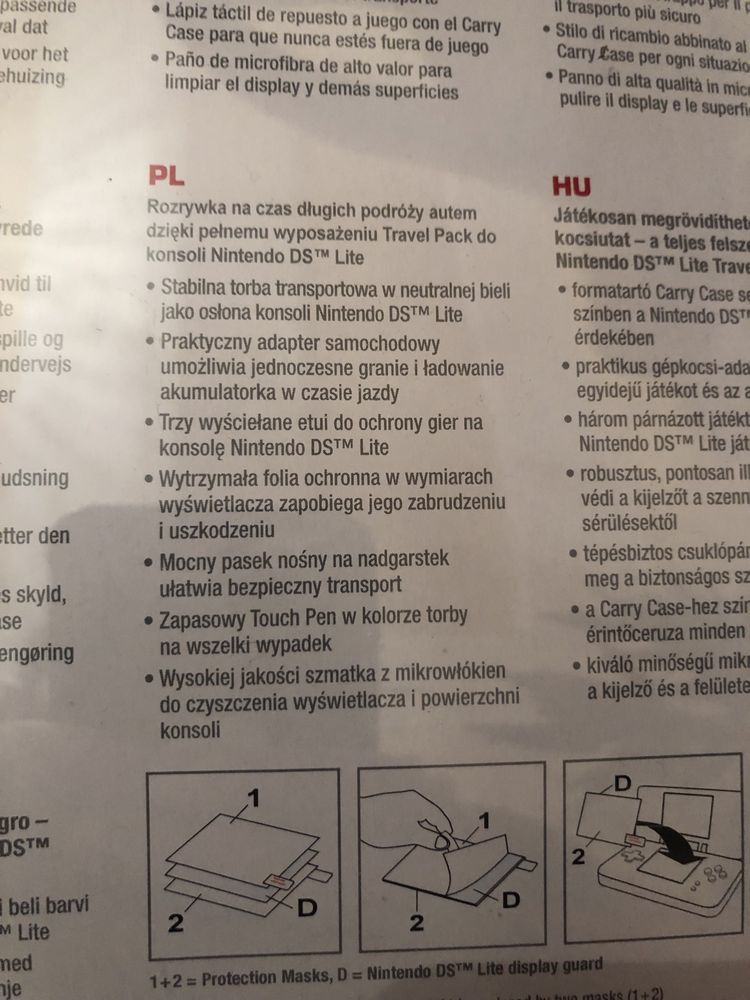 Zestaw podróżny Nintendo Nowy !