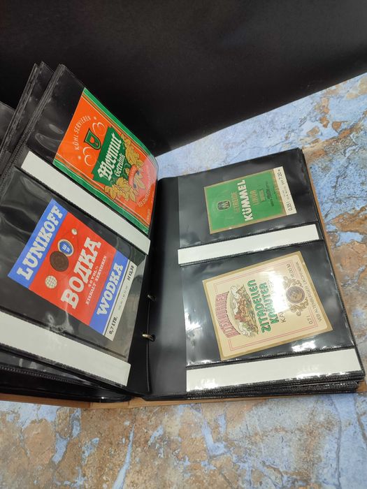 Kolekcjonerskie Etykiety ,vodka ,piwo,alkohole Unikatowe  2973