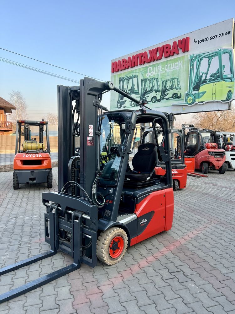 Навантажувач електричний Linde E16Evo, 2020р., 1.6т., 5.22м