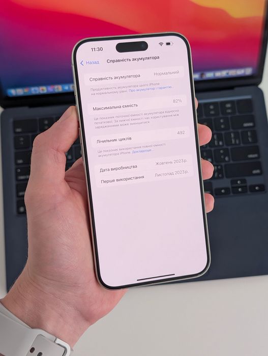 iPhone 15 Pro Max 256Gb White Titanium | Айфон 15 Про Макс Неверлок