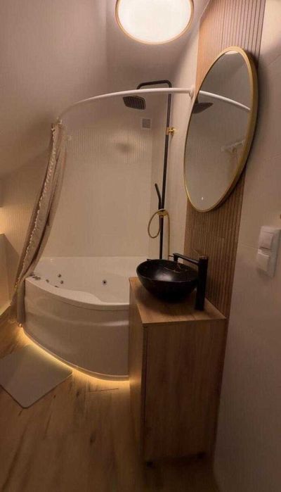 Domek w lesie. Komfortowy apartament dla 2 osób. Sauna jacuzzi. Beskid