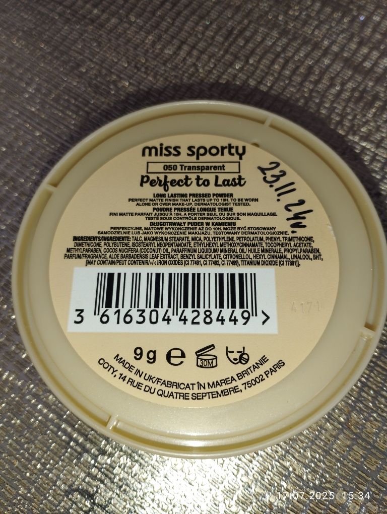 Zestaw pudrów Bell, miss sporty, glam shop
