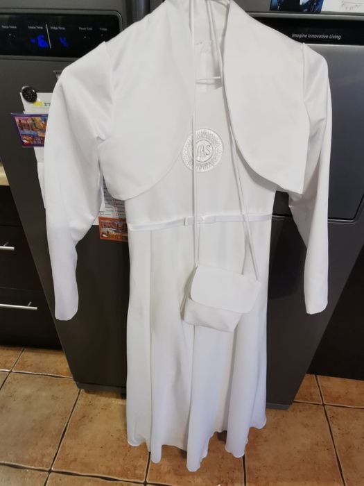 Komplet Sukienka Komunijna 152 rozmiar regulowana