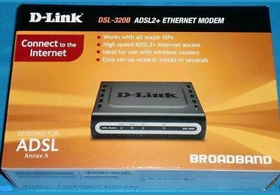Router ADSL novo D-LINK DSL-320B ADSL2+