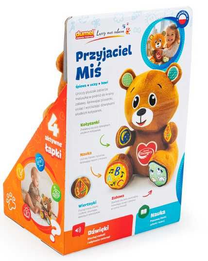 DUMEL DISCOVERY Przyjaciel Miś Seria Językowa dla najmłodszych