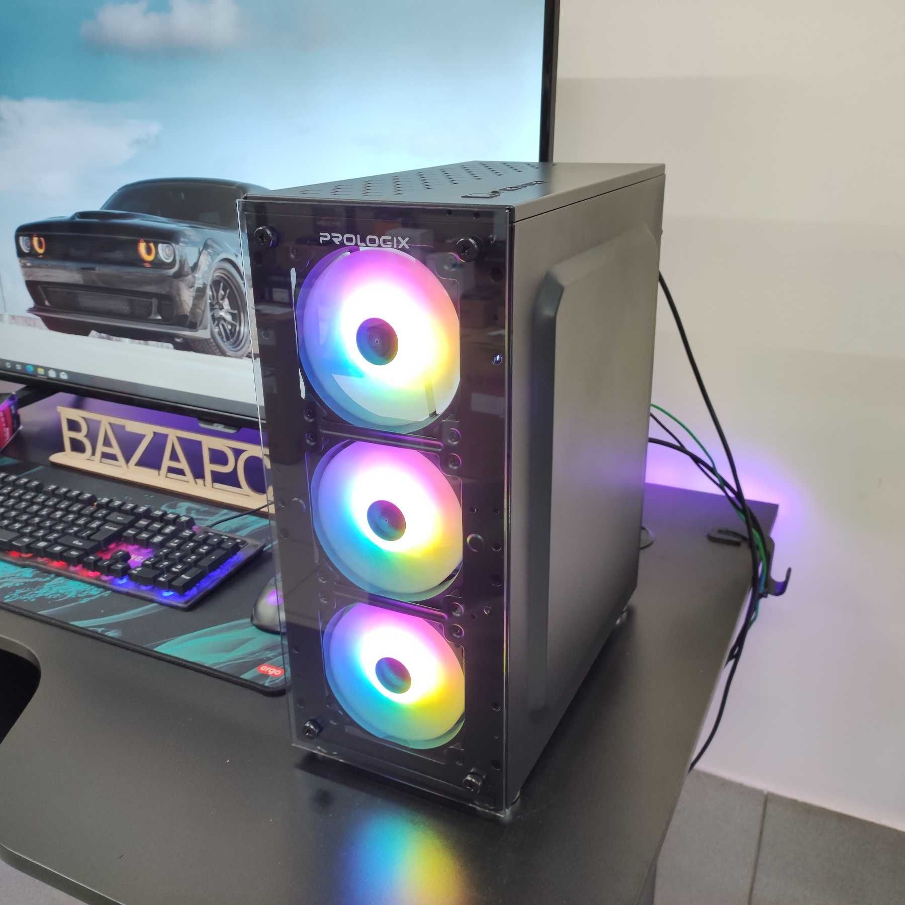 Компютер Новый Ryzen 5 3600, 16GB DDR4, Gigabyte RX 480, SSD 512GB m2