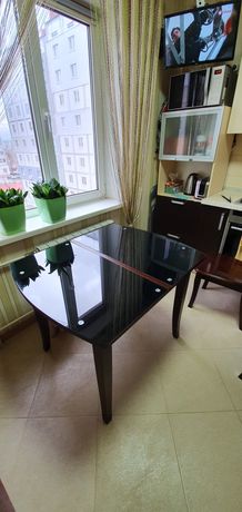 Раскладной кухонный стол, обеденный, 3 стула