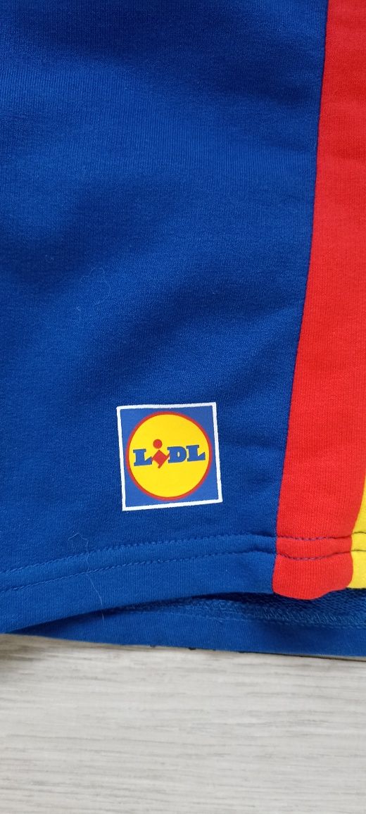Men's Lidl blue yellow Red Jersey Shorts Limited Edition Livergy  EU M