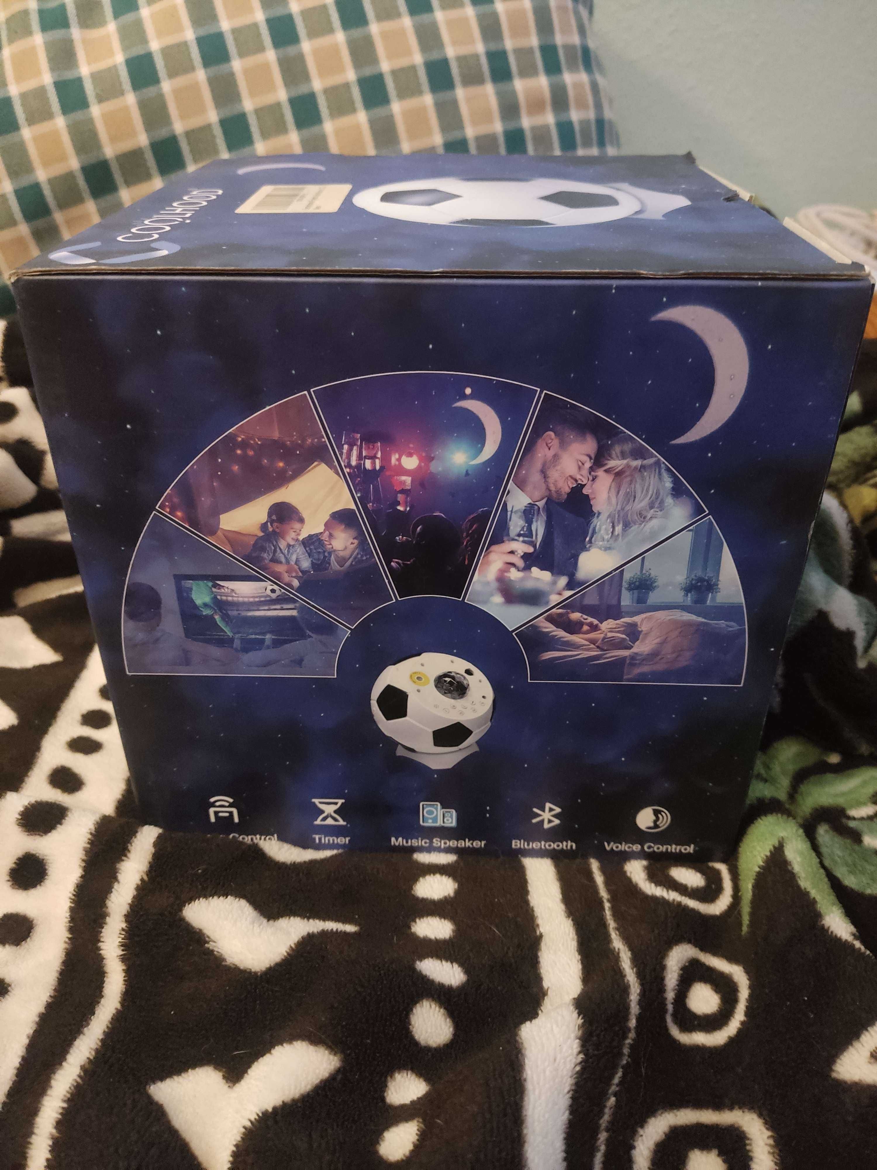 NOWY, ZAPAKOWANY Football Music StarryNight Projector CoolHood