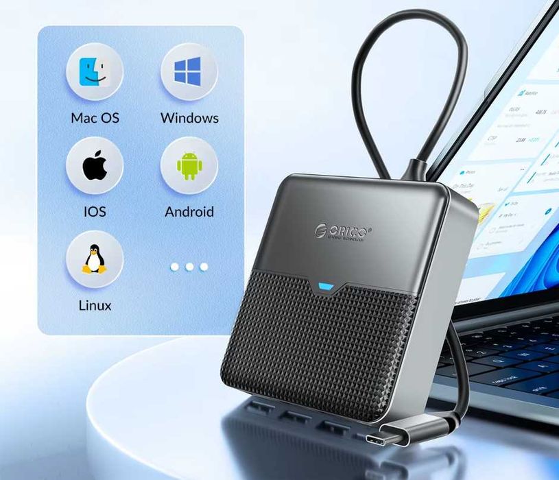 ORICO FX3 9P25R Док-станция, USB-хаб