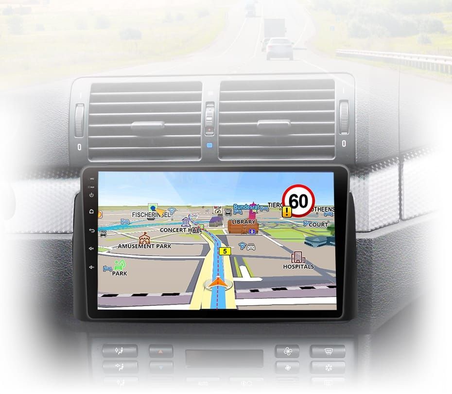 Radio Navi GPS BMW 3 E46 Android