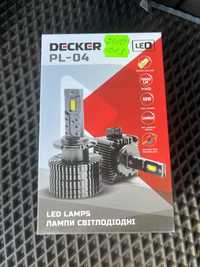 Продам лед лампы  DECKER PL-04 D1S