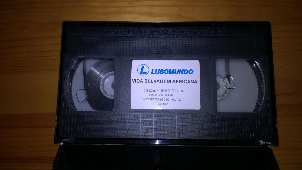 Cassetes Video VHS - Animais e Caça