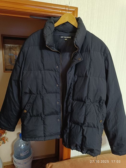 Пуховик мужской чёрный