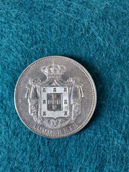 Conjunto de moedas Reis, 2 prata e 2 bronze