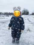 Зимовий комбінезон для дівчинки