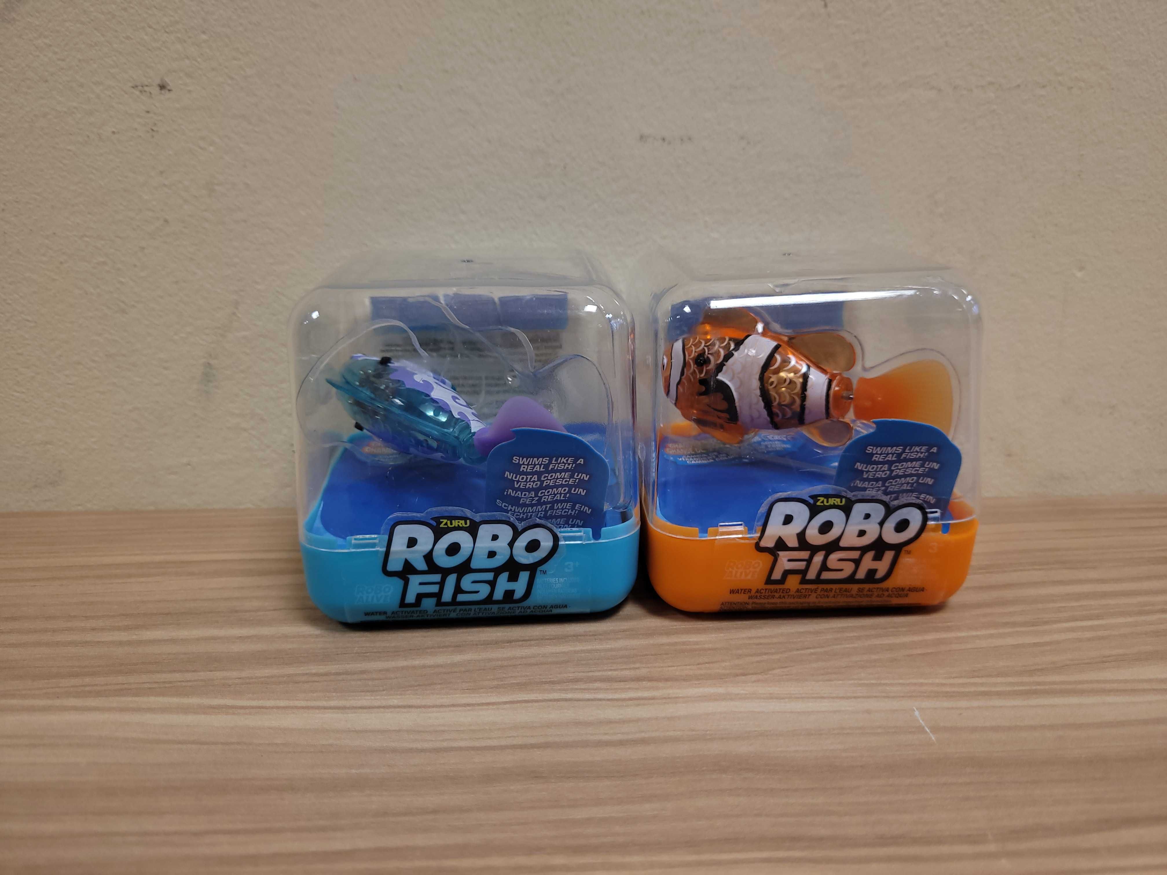 Robo Fish zestaw dwóch pływających rybek