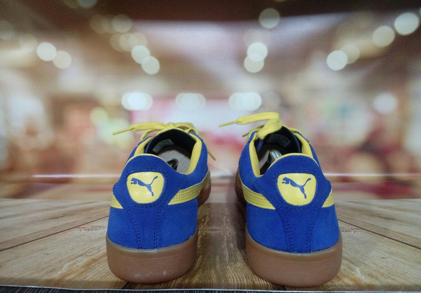 Оригинал новые кожаные замшевые кроссовки кеды Puma Blue Bird