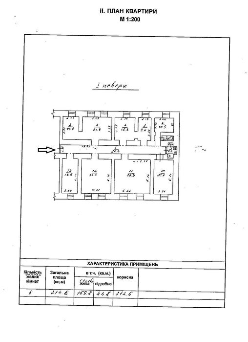 Офис 9 отдельных кабинетов 215 м2 пер Чайковского