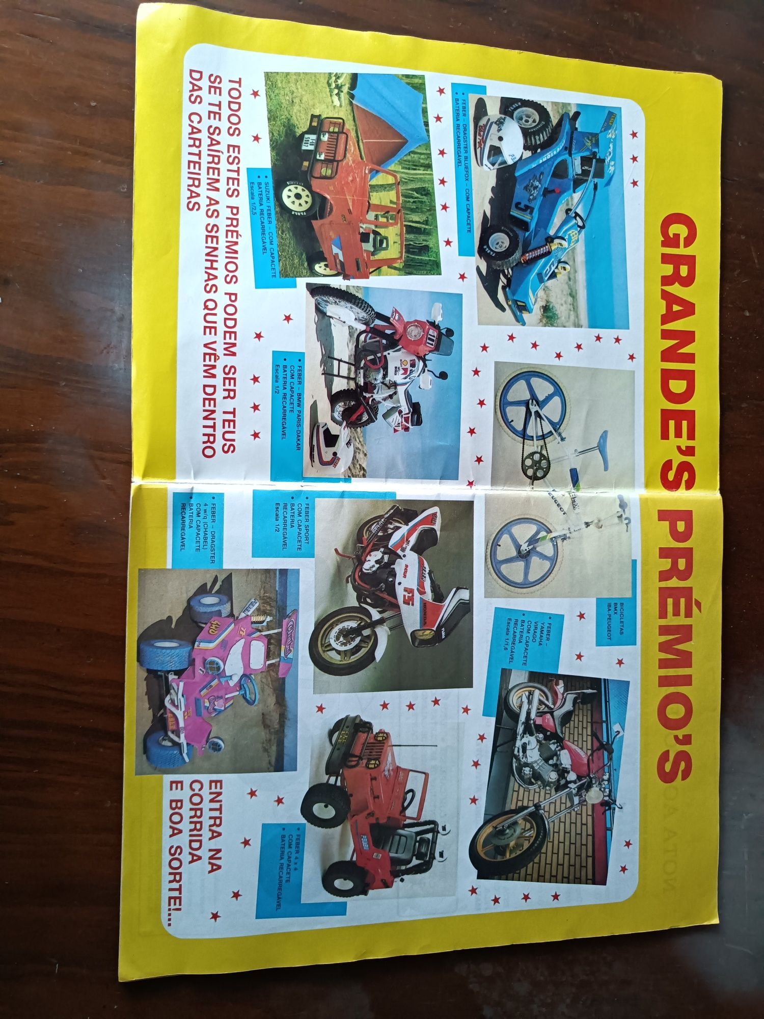 Caderneta cromos carros Europer