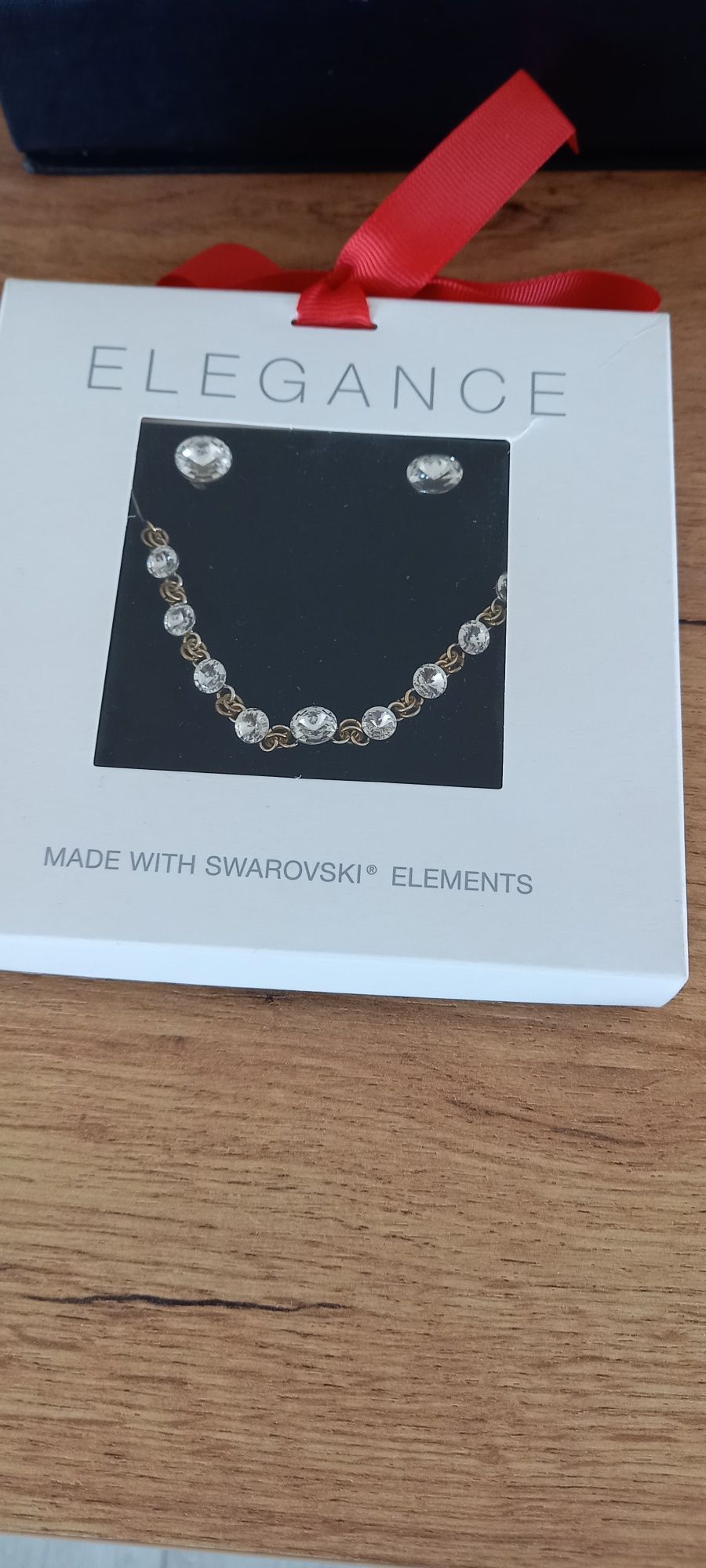 Zestaw Swarovski Naszyjnik,kolczyki