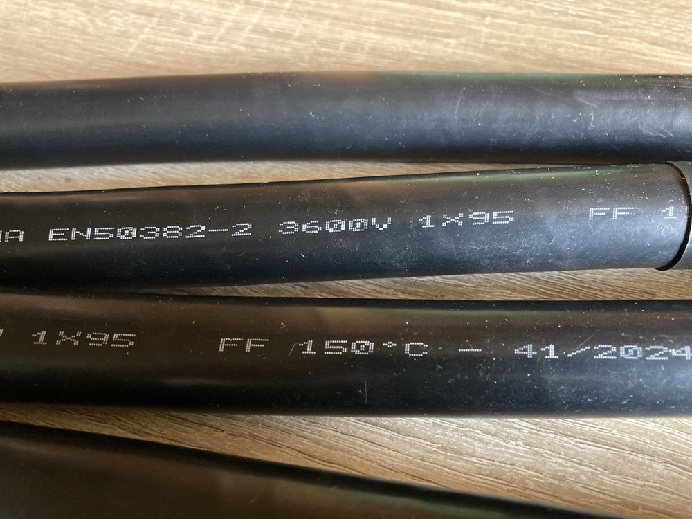 Przewody do akumulatorów Melex, kable 46V, grube  95mm2