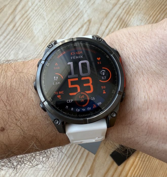 Гармін (Garmin) Фенікс (Fenix) 8 Amoled Premium Multisport Gps 47 mm