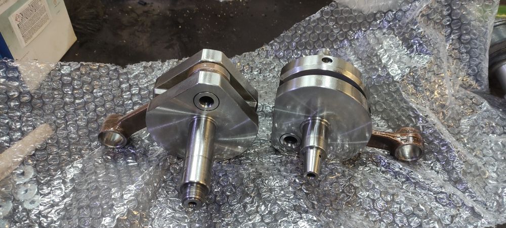 Коленвал CZ250 Cross ( Чезет 250 кросс) после реставрации