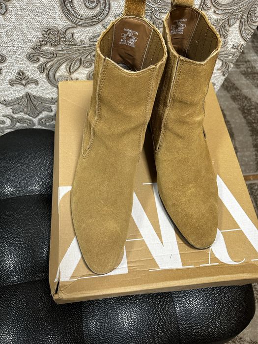 Черевики Zara шкіряні