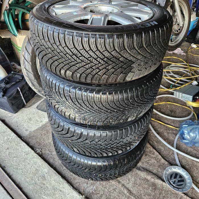 Felgi opony zimowe 4x100 (195/50/R15) VW, Opel
