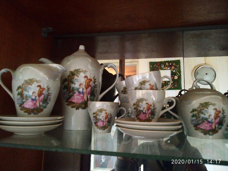 Фарфоровый кофейный сервиз Мадонна.Набор кофейный.Сервиз фаянс фарфор