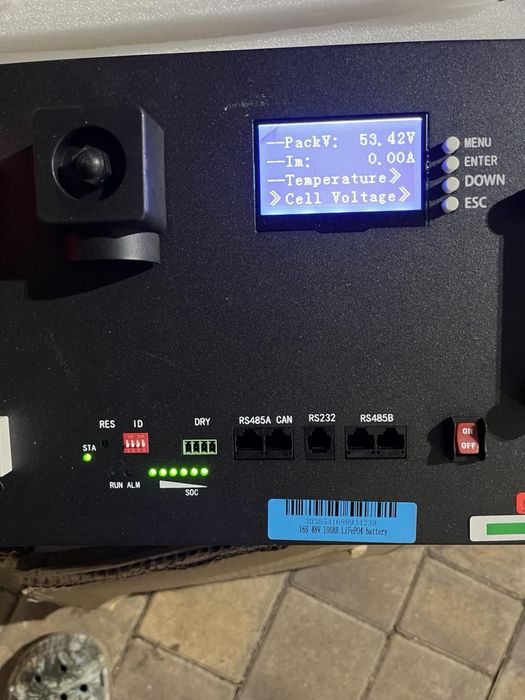 Акумулятор літієва батарея GTK 48V 100ah 4,8 kw/h Lifepo4