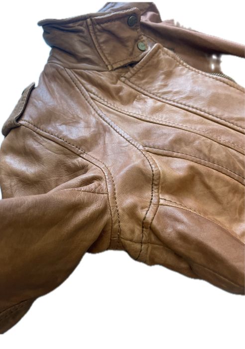 Skórzana kurtka ze skóry naturalnej