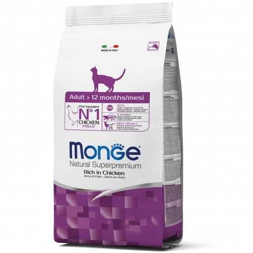 Сухий корм Монж із куркою для дорослих котів 10 кг