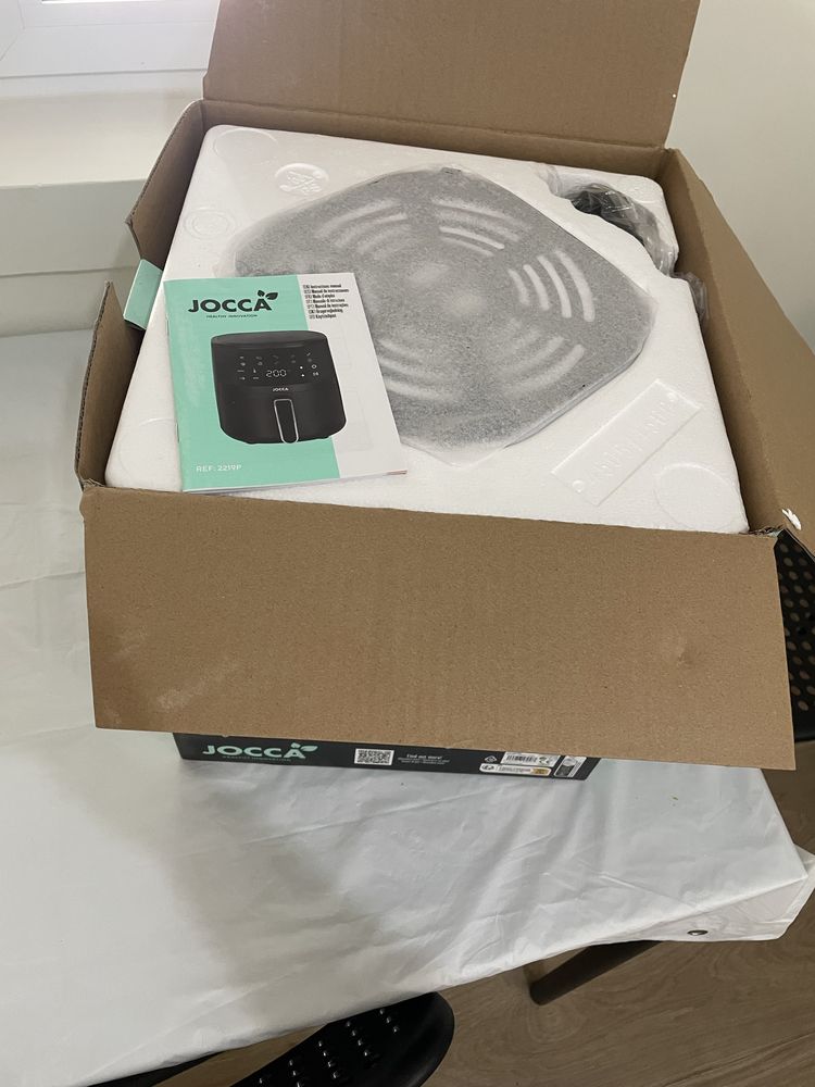 Air Fryer Jocca 4L 1400W – Nova, na Caixa!