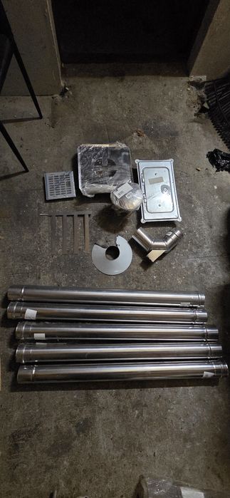 Wkład kominowy nierdzewny fi80