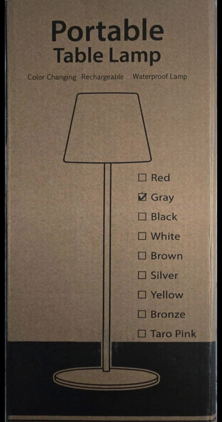 Lampka stołowa bezprzewodowa 38 cm