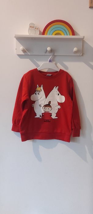 Muminki. Dresowa bluza Lindex. Rozmiar 110