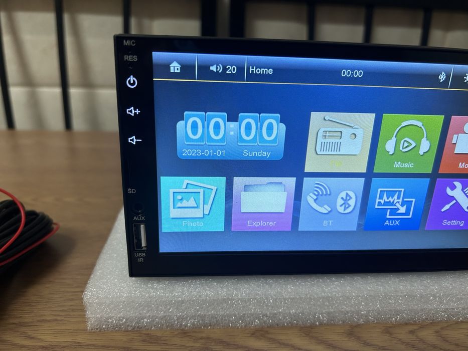 Auto rádio 1 Din para 2 Din *NOVO* c/ oferta câmara traseira