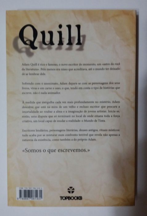 Livro: Quill - Nano Fregonesse (Portes incluídos)