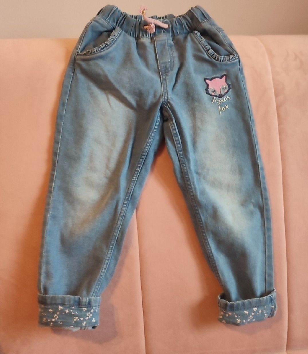 Spodnie jeans dla dziewczynki Cool Club r 110