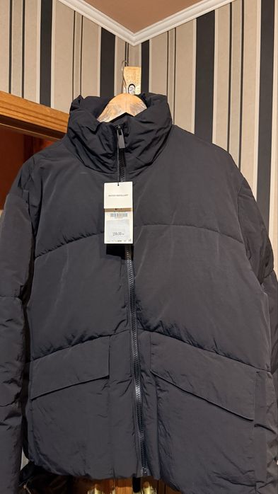 Мужской зимний пуховик zara