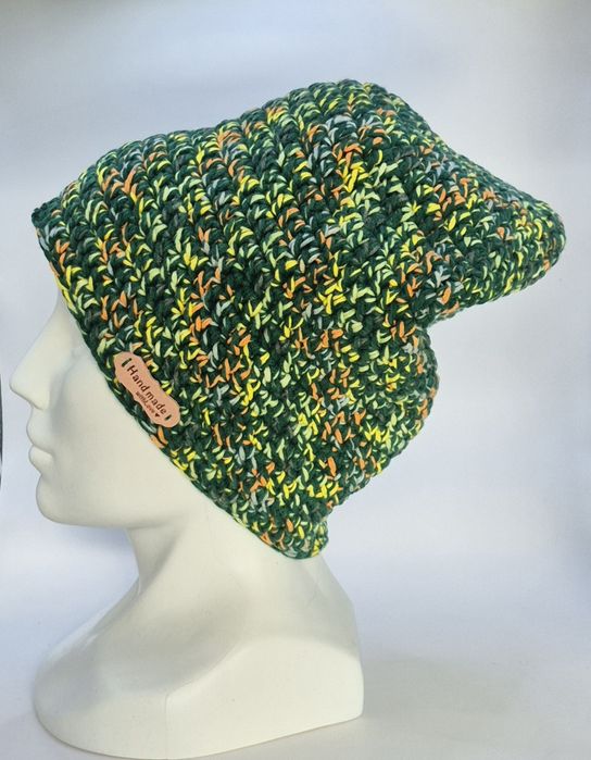 Ciepła czapka, szydełkowe rękodzieło